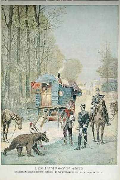 Census of Travellers in France from Le Petit Journal 5th May 1895 Oil Painting by Henri Meyer