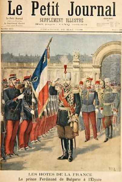 Prince Ferdinand 1861-1 illustration from Le Petit Journal 10 May 1896 Oil Painting by Henri Meyer