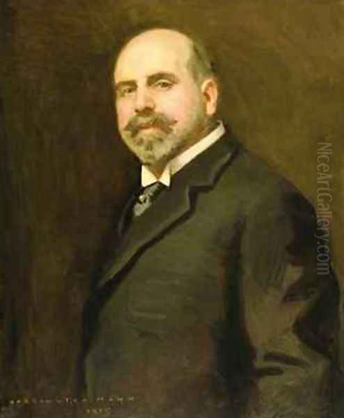 Charles Frederick Fowles 1915 Oil Painting by Harrington Mann