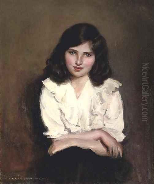 Portrait of Dorothy Duveen Oil Painting by Harrington Mann