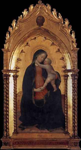 Madonna and Child 1423 Oil Painting by Tommaso Masolino (da Panicale)