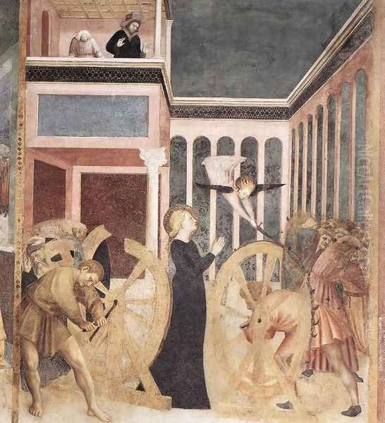 The Martyrdom of St Catherine 1428-30 Oil Painting by Tommaso Masolino (da Panicale)