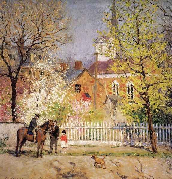 St. George's Church Oil Painting by Gari Julius Melchers