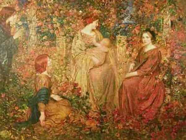 The Child Oil Painting by Thomas E. Mostyn