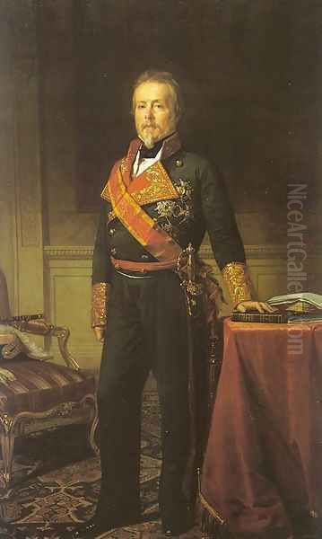 The General Duke of San Miguel 1854 Oil Painting by Federico de Madrazo y Kuntz