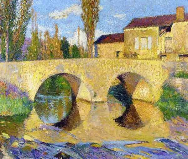 The Pont de la Bastiide-du-Vert Oil Painting by Henri Martin