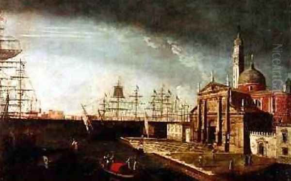 The Church of San Giorgio Maggiore Oil Painting by Michele Marieschi