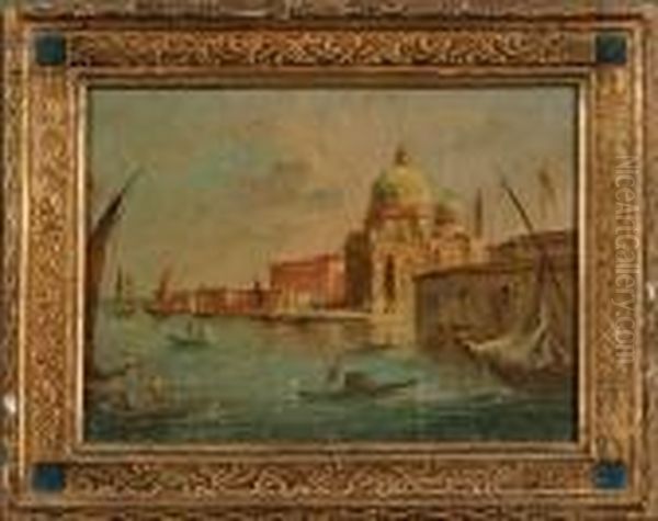 Scene Of Venice Oil Painting by Francesco Guardi