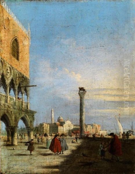 Piazza San Marco Oil Painting by Francesco Guardi