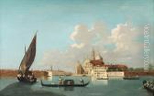 View Of The Churchof San Michele, Cemetery Island, Venice Oil Painting by Francesco Guardi