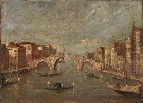 Venezianische Vedute Oil Painting by Francesco Guardi