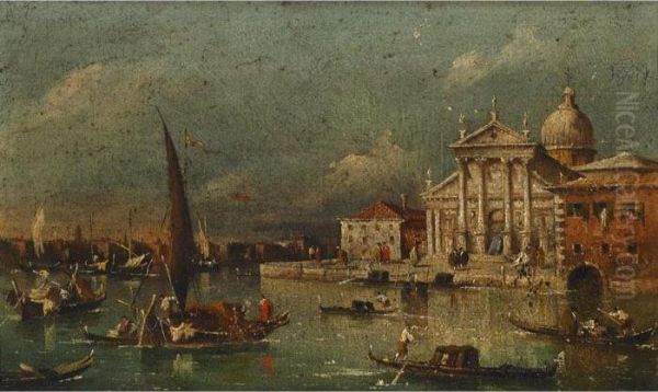 View Of San Giorgio Maggiore Oil Painting by Francesco Guardi