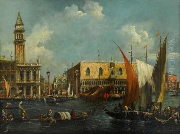 Bacino Di San Marco, Venice Oil Painting by Francesco Guardi