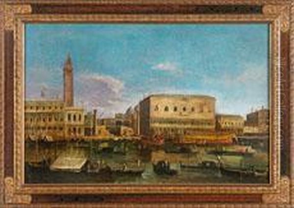 Ansicht Von Venedig Oil Painting by Francesco Guardi