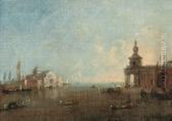 The Isola Di San Giorgio Maggiore Oil Painting by Francesco Guardi