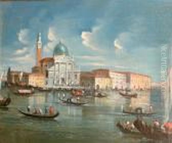 Venetian Views Oil Painting by Francesco Guardi