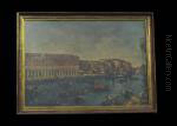 Canal Grande Alle Pescherie Oil Painting by Francesco Guardi