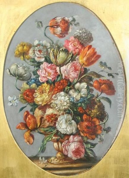 Floral Still Lifes Oil Painting by Francesco Guardi