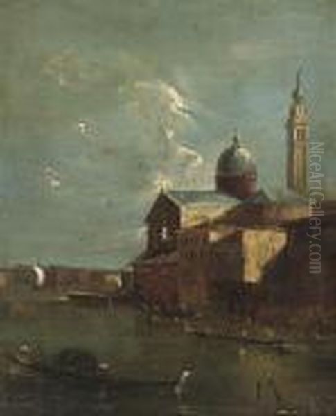 A View Of San Giorgio Maggiore, Venice Oil Painting by Francesco Guardi