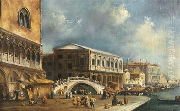 View Of Venice Oil Painting by Francesco Guardi