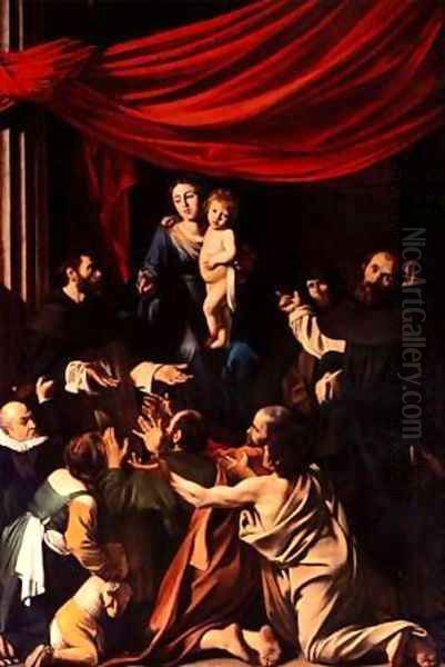 Madonna Oil Painting by Michelangelo Merisi Da Caravaggio