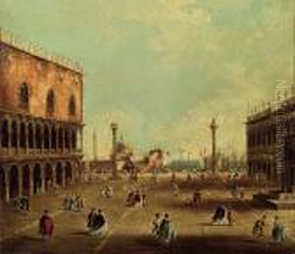 Piazzetta Di San Marco Oil Painting by Francesco Guardi