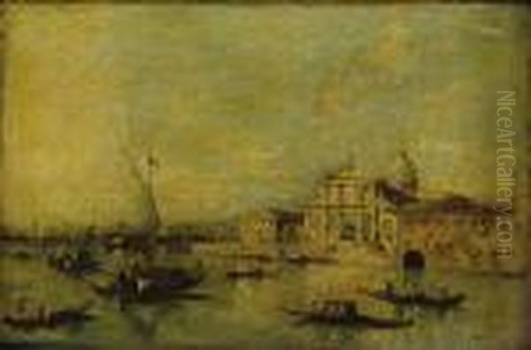 View Of Venice Oil Painting by Francesco Guardi