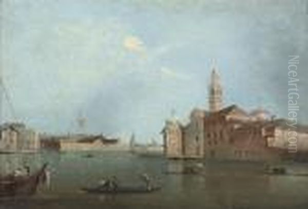 The Island Of San Michele Oil Painting by Francesco Guardi