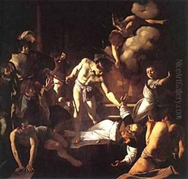 The Martyrdom of St Matthew Oil Painting by Michelangelo Merisi Da Caravaggio