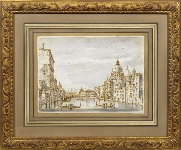 Venezianisches Capriccio Oil Painting by Francesco Guardi