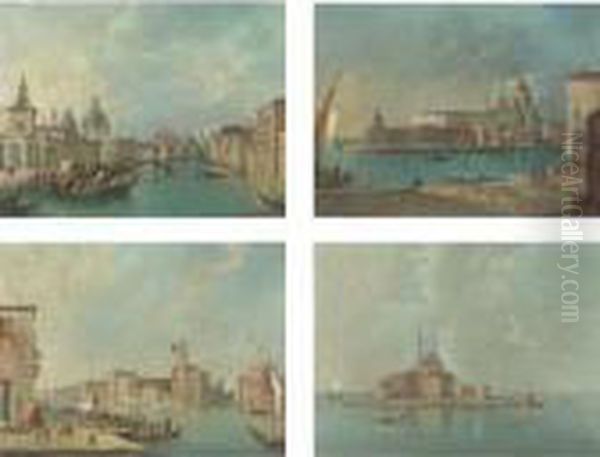 Vedute Di Venezia Oil Painting by Francesco Guardi