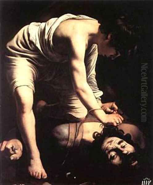 David1 Oil Painting by Michelangelo Merisi Da Caravaggio