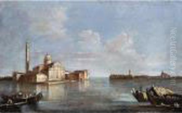 L'isola Di San Giorgio A Venezia Oil Painting by Francesco Guardi