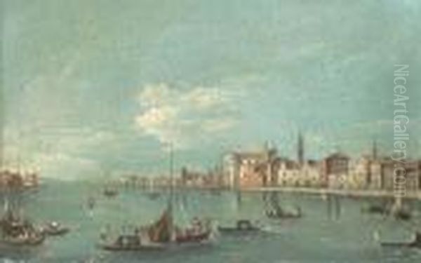 The Giudecca Oil Painting by Francesco Guardi