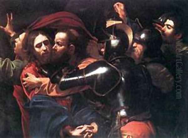 Taking of Christ Oil Painting by Michelangelo Merisi Da Caravaggio