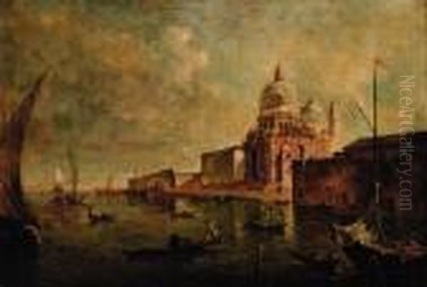 A View Of Venice Oil Painting by Francesco Guardi