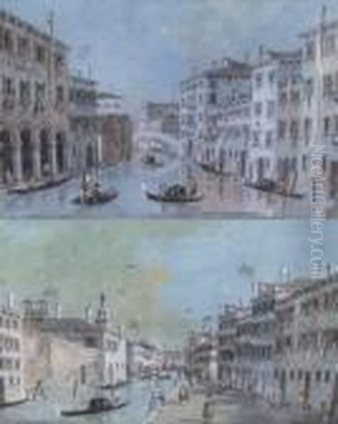 Venetian Scenes Oil Painting by Giacomo Guardi