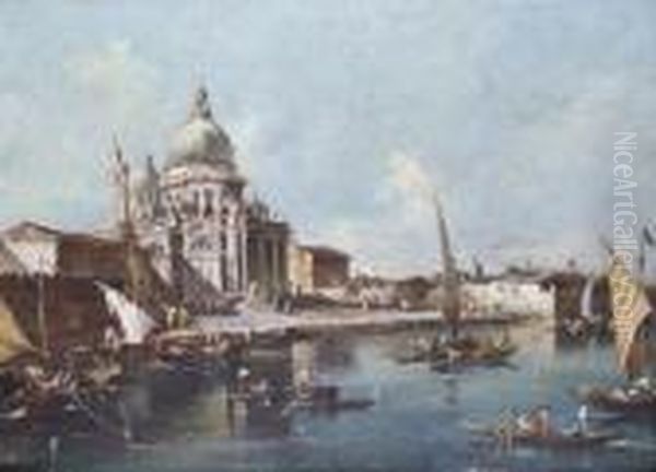 Vue De Venise Oil Painting by Giacomo Guardi