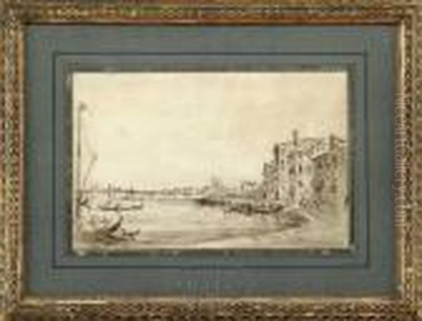 View Ofvenice Oil Painting by Giacomo Guardi