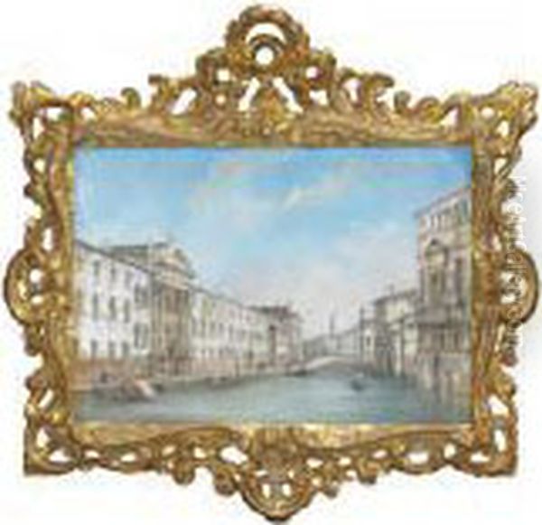 Venezia, Veduta Del Canal Grande Oil Painting by Giacomo Guardi