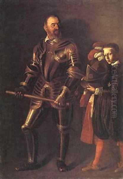 Portrait of Alof de Wignacourt1 Oil Painting by Michelangelo Merisi Da Caravaggio