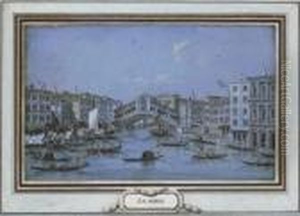 Venezianische Vedute Oil Painting by Giacomo Guardi