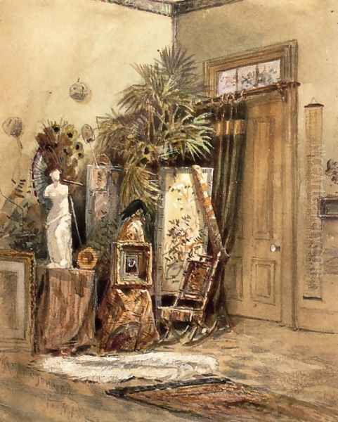 Atlanta Studio Oil Painting by James Henry Moser