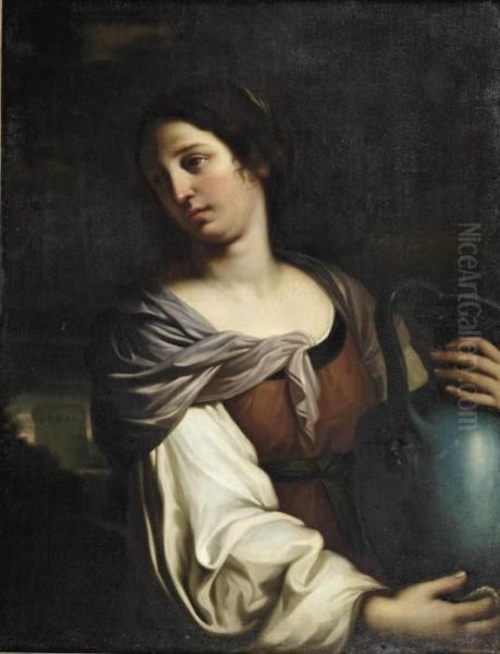 Follower Of Giovanni Francesco Barbieri Oil Painting by Guercino