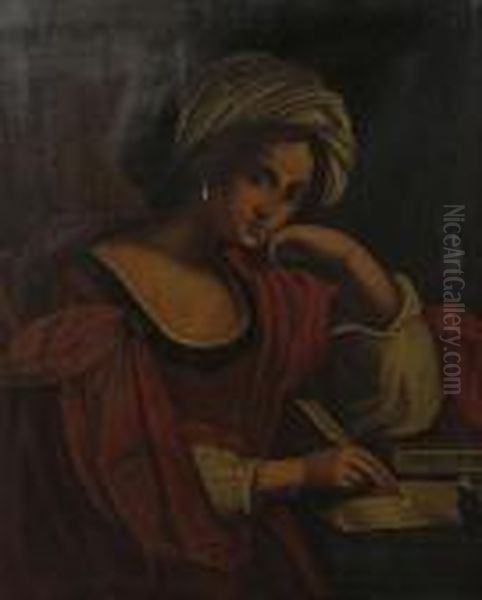 The Persian Sybil Oil Painting by Guercino