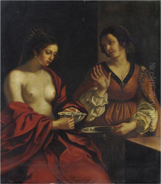 La Regina Sofonisba Oil Painting by Guercino