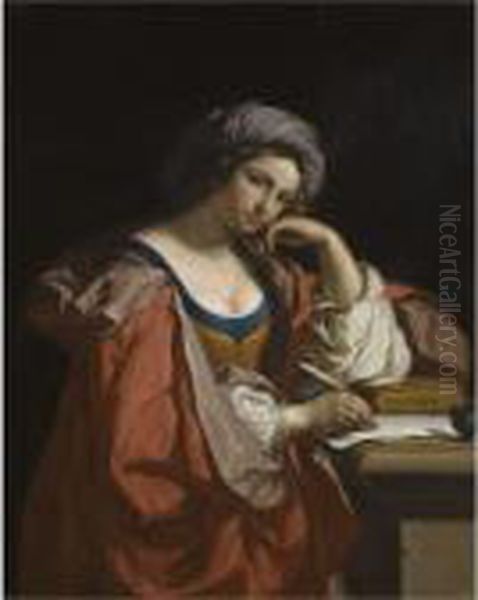 The Persian Sybil Oil Painting by Guercino