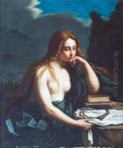 Maria Maddalena Oil Painting by Guercino