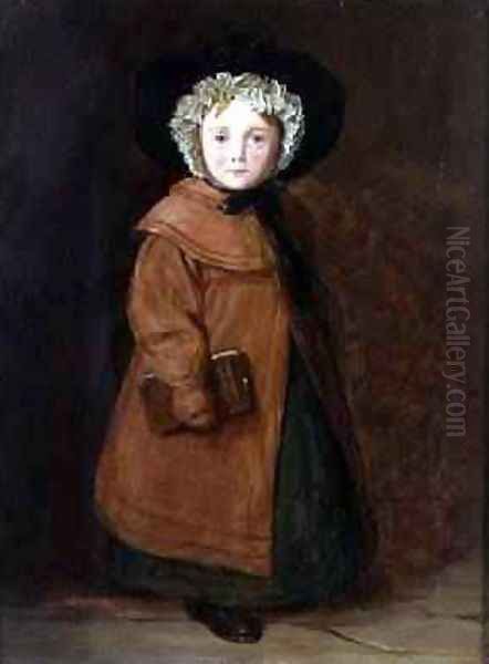 Mary Wright the Carpenters Daughter Oil Painting by William Mulready