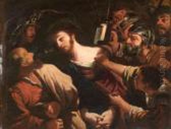 The Betrayal Of Christ Oil Painting by Guercino